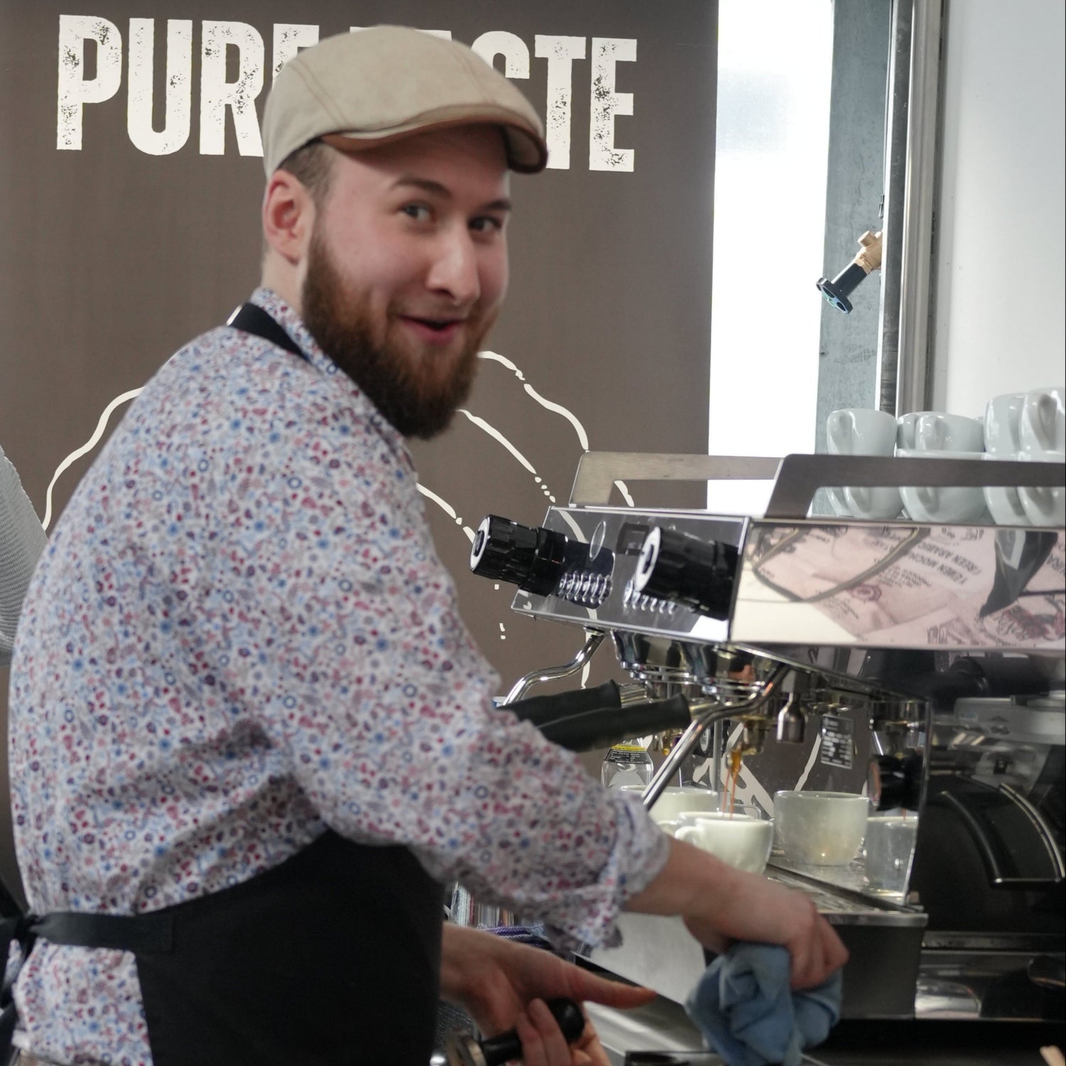 Unser Barista Daniel