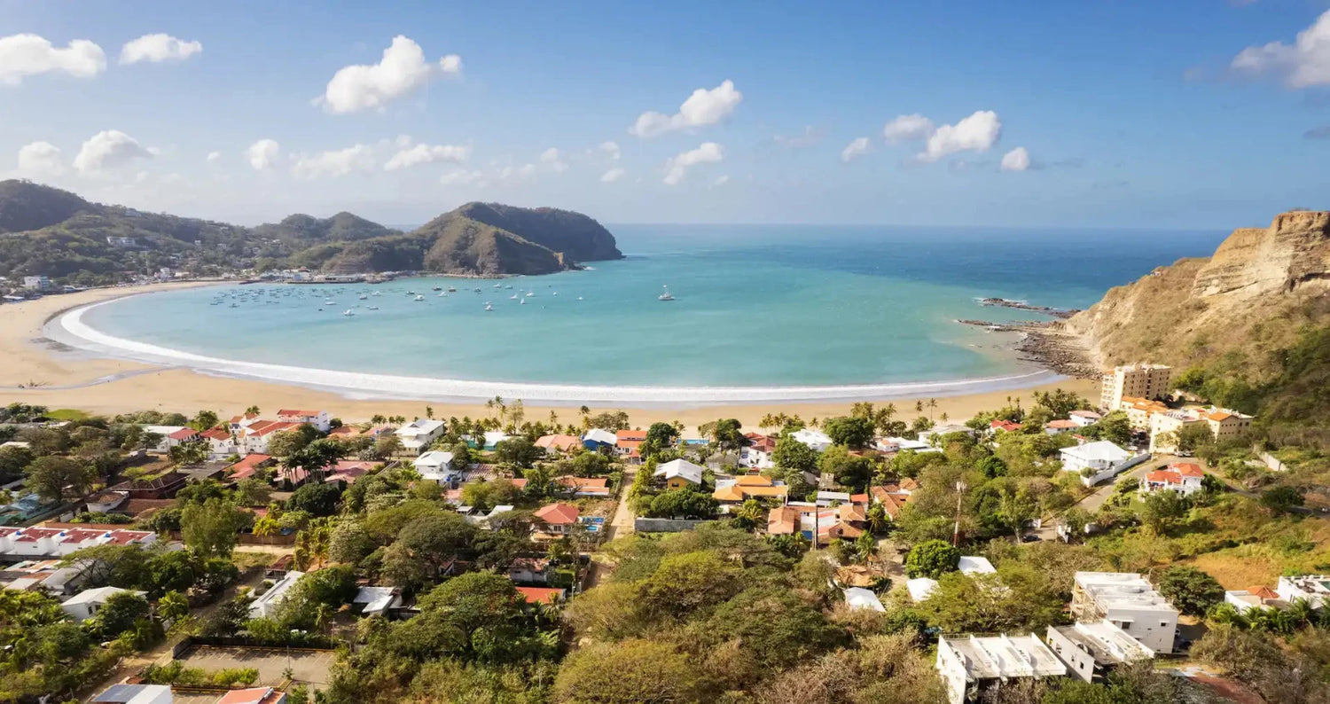 Landschaft mit Strand in Niaragua